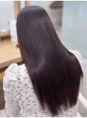 髪質改善ストレート/縮毛矯正/美髪矯正/ピンクパープル