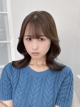 イミュ(IMMU) 【Aika】くびれhair×透明感カラー