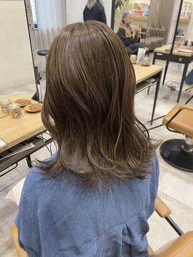 ラボヌールヘアーグレース 門前仲町店(La Bonheur hair grace) 【杉本】オリーブベージュ/顔まわりカット/韓国風ヘア/レイヤー