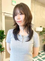 ノエ(noe) 黒髪カタログ/クラゲヘアー/オリーブグレー/栄r47