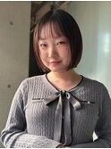 コンパクトなボブスタイル
