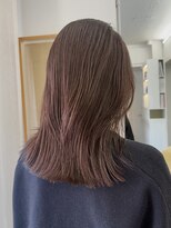 シベルバレー 横浜(sibell) ▽ レイヤーカット顔周りレイヤーウルフハッシュカットボルドー
