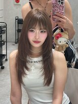 ロンド マーレ 天神大名店(Lond mare)&nbsp;黒髪/オリーブグレー/小顔/ココアベージュ/レイヤーカット