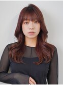 韓国風チェリーレッド