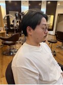 逆インナーカラーオリーブグレージュ