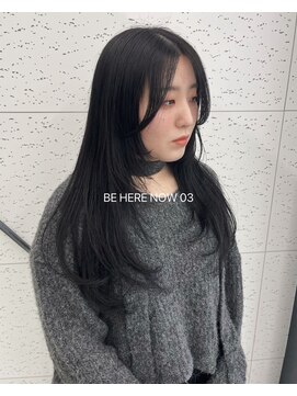 ビーヒアナウ N゜03 金沢駅西店(BE HERE NOW) 【韓国ヘア/レイヤーカット/グレージュカラー】