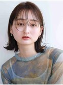 ボブミルクティーブロンドダークブルーワンホンレイヤー30代40代