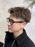 垢抜けたい方【自然な仕上がり】骨格矯正カット+ワンカラー/men's