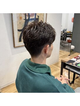 アルマヘアー(Alma hair by murasaki) ◎メンズショートのフェザーパーマスタイル◎
