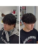 メンズジョイ マツエ(men's joy MATSUE)&nbsp;朝が楽な波巻きパーマ！メンズパーマ/メンズ専門/学割/顔剃り