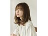 【10/10~10/12限定】似合わせデザインカット+透明感カラー ¥8800