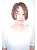 【morio池袋】今年流行前髪長めかっこいいショートボブ
