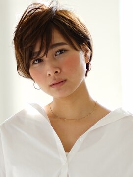 アビエクレール 河内花園(abije claire) 大人おしゃれなハンサムショート★20代30代50代 髪質改善