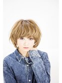 小顔ふんわり感ショート