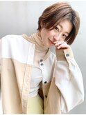 ニュアンスワンカール_厚めバングローライトスリークボブ_7198