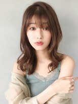 キリ 表参道(kyli) 大人かわいい ♪前髪・フリンジウェーブ・ココアブラウン　時田