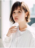 明るめこなれボブ/20代/30代/40代/50代/倉敷/白楽町