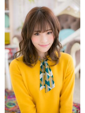 ミック ヘアアンドメイク アップ 駒込店(miq Hair&Make up) 万人ウケ♪ゆるふわフェアリーミディ