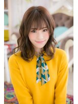 ミック ヘアアンドメイク アップ 駒込店(miq Hair&Make up) 万人ウケ♪ゆるふわフェアリーミディ