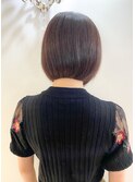 GRANDLINE 藤田遼 可愛いぱつっとボブ グレージュカラー