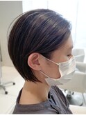《ZELE上尾店》ぱっつんミニボブ★耳掛けアレンジ