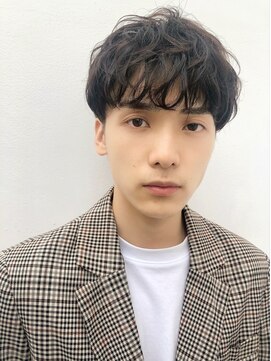 リークフー(Ree cu fuu) 10代20代韓流☆マッシュアッシュブラウンクシャッと無造作パーマ