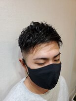 バーバーショップ ライフ(Barber shop Life)&nbsp;濡れ髪　アイロンパーマ