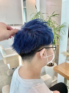 カッツ 駅家店(CUT S) メンズショートブルー