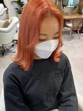 ココルアナ(coco luana) 韓国風アプリコットカラー