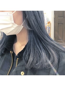 ソア 武蔵小杉(SOAR) 【SOAR】ケアブリーチダブルカラーブルーグレージュローレイヤー