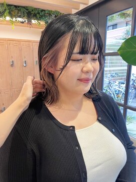 リサプラン(RISA plan) インナーカラーでイメチェン/ミルクティー/ベージュ/西新/百道浜