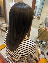 ヘアメイク リヴ(Hair Make Liv)&nbsp;極艶カラー×フォギーベージュ×透け感グレー