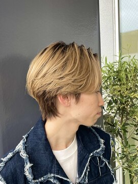 ルクス(Luxs) 【毛流れセンターパート×ミルクティーブロンド】