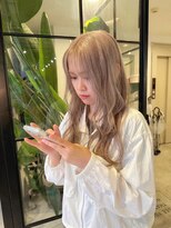 リムレス(LIMLESS)&nbsp;ミルクティーベージュダブルカラーブリーチ新潟万代