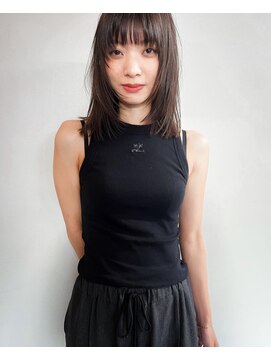 タロ(TALO) 【TALO】ミディアムレイヤー×顔周りレイヤー