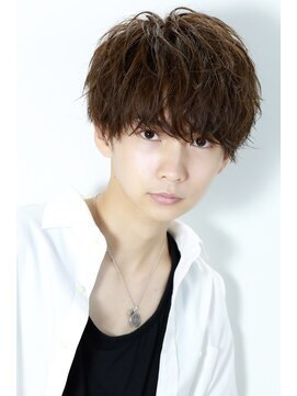 リップス レイ ギンザ(LIPPS Ray GINZA) 無造作スパイラルマッシュツーブロック刈り上げ