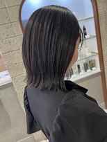 ヴィーヴォ 深江橋店(VIVO) 【 VIVO】シンプルで大人可愛い 黒髪切りっぱなしボブ 深江橋