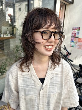 ダンボ(DUMBO) 【sayaca】レイヤーパーマ/ウェーブミディアム/ウルフパーマ