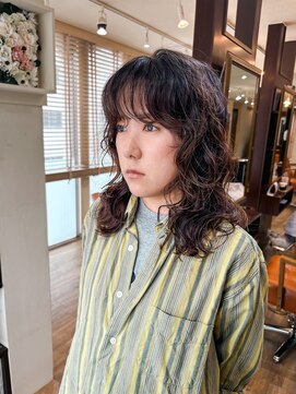 アンヴォーグ(en VOGUE) レイヤーパーマ×顔まわりレイヤー