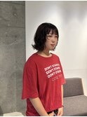 ドライボブパーマ