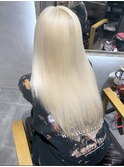 【抜きっぱなしホワイトブロンド×ULTOWAトリートメント】