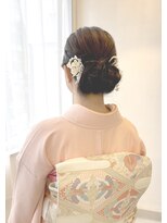 ヘアアンドメイク スタジオ ミムロ(HAIR&MAKE STUDIO MIMURO)&nbsp;アップスタイル+訪問着着付け