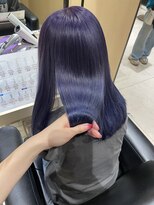 エイトヘアー(8 HAIR)&nbsp;ブルーラベンダー　ダブルカラー　デザインカラー