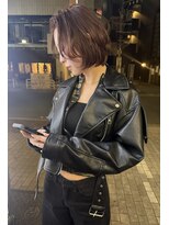 ラ キング(LA KING)&nbsp;クラゲヘアー/小顔に見せるヘア/ココアベージュ/栄