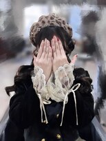 オズ 梅田店(OZ)&nbsp;ベレー帽×低めくるみちゃんヘア