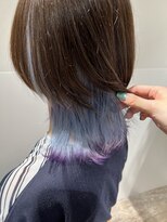 ブロッサム 保谷(Blossom)&nbsp;透明感抜群20代30代ダブルカラーブリーチ水色ブルー紫