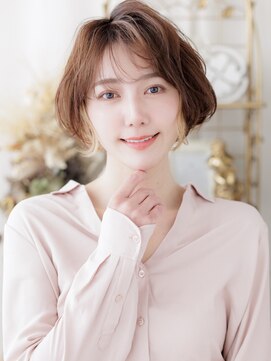 カバーヘア ブリス 戸田公園西口店(COVER HAIR bliss) イヤリングカラーブリーチなしシャギーウルフa戸田公園30代40代