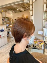 アシャ ヘアー ソリューション 神戸店(asha hair solution)&nbsp;ミルクティーブロンド/ダークブルー/デジタルパーマ/摂津本山