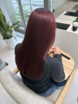 コト 福井大和田店(coto)&nbsp;福井/大和田/ワインレッド/ブリーチカラー/ハイトーン