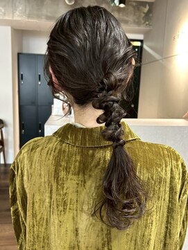 シンス 銀座(since) ヘアセット/ヘアアレンジ/参列ヘア/編み下ろしアレンジ